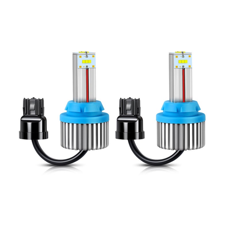 OPP ULITE مصابيح LED OPP ULITE 7440 لإضاءة الرجوع الاحتياطي 2400LM ساطعة للغاية CSP 9 SMD قابلة للتوصيل والتشغيل 6500K بيضاء 2 قطعة T20 7443NA 7441 WY21W W21W 7443 مصباح LED (T20/7440 للرجوع) - Image 1